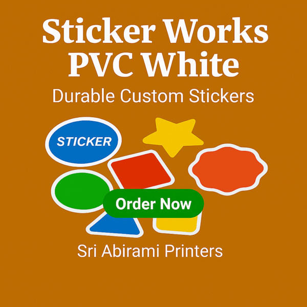 Sticker Works (PVC White)