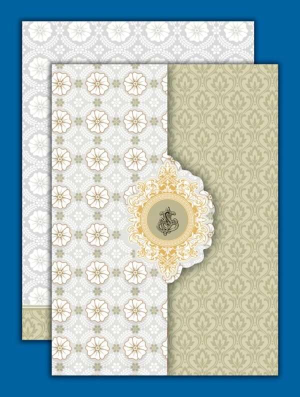 Pothigai (SAP-4113 - Wedding Invitation Brown Set)