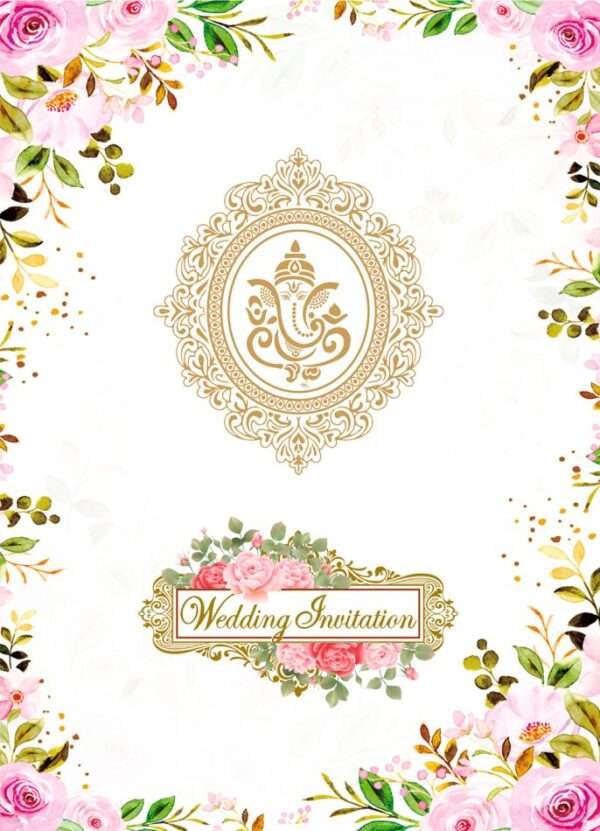 Shree(SAP-2002 - VINAYAGAR WEDDING INVITATION Set)