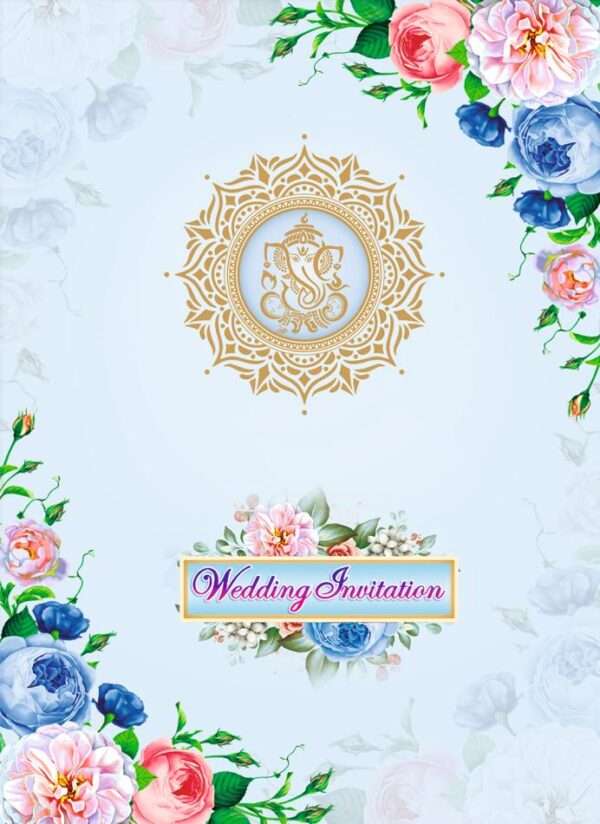 Shree(SAP-2003 - VINAYAGAR WEDDING INVITATION Set)