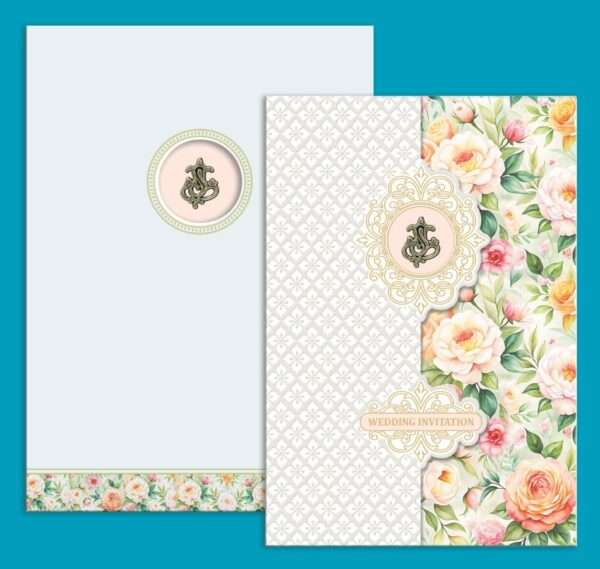 Bharathi (SAP- 7008- Wedding Invitation Set)