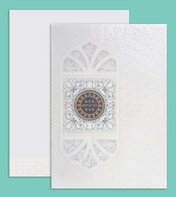 Hampi Pearl (SAP-9191 - Invitation - Silver Set)