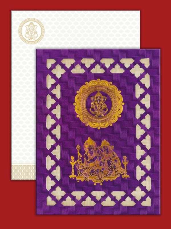 New Sandal (SAP-4242 -Vinayagar Murugan Violet Set)